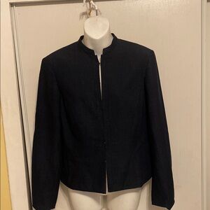 Calvin klein, womens gray blazer size 8